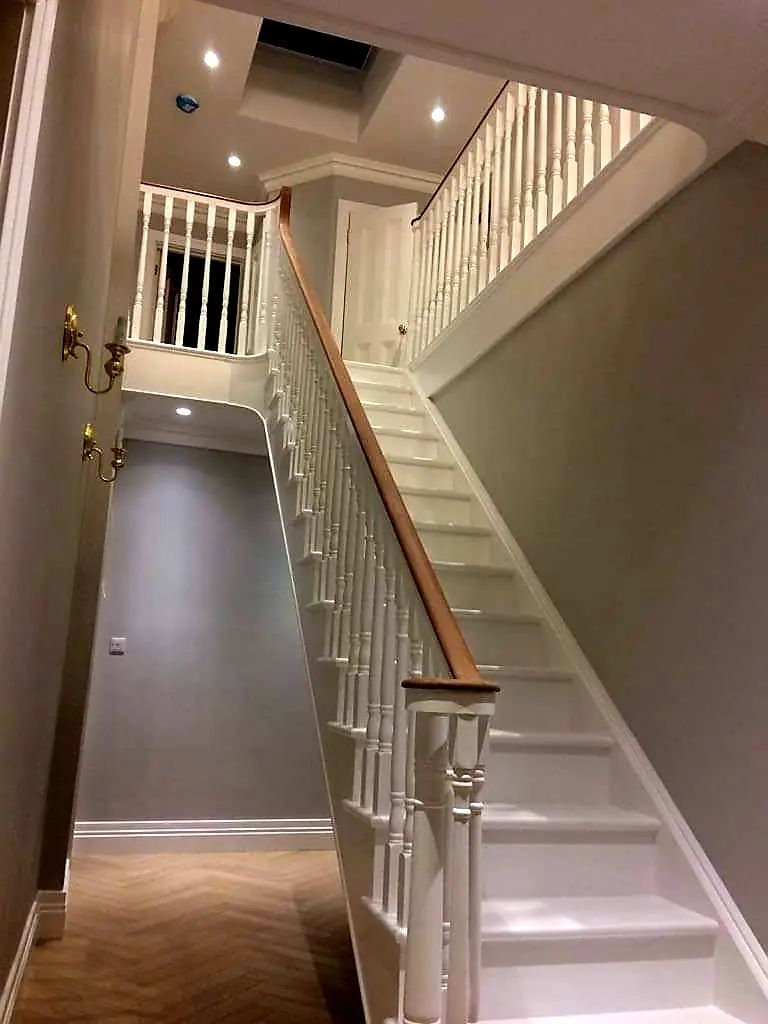 Modern interior design with professional paint finish by MS Partners