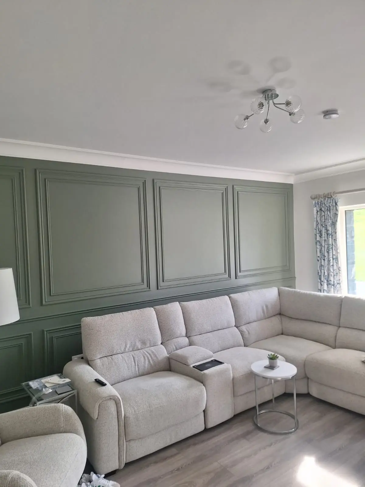 Interior redesign with fresh paint creating renewed ambiance, painted by MS Partners